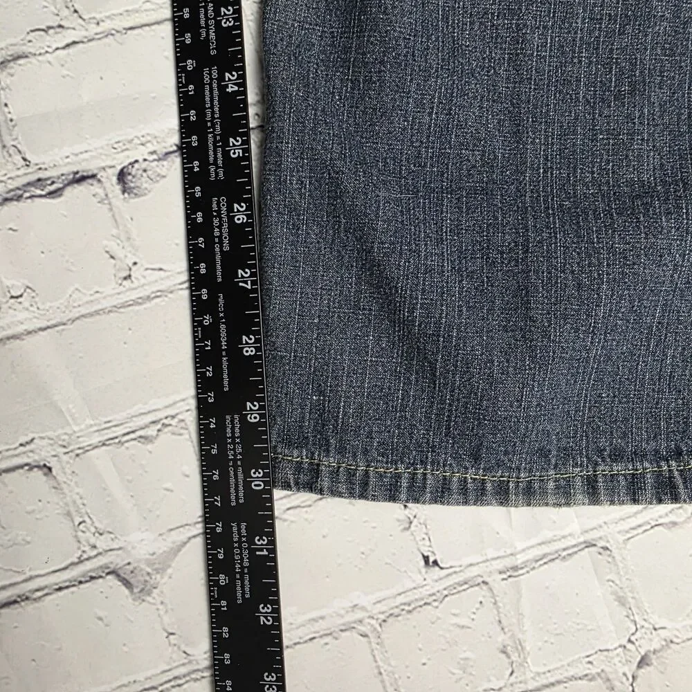 Vintage Phat Men's 40x32 Medium Wash Straight Leg Denim Pants